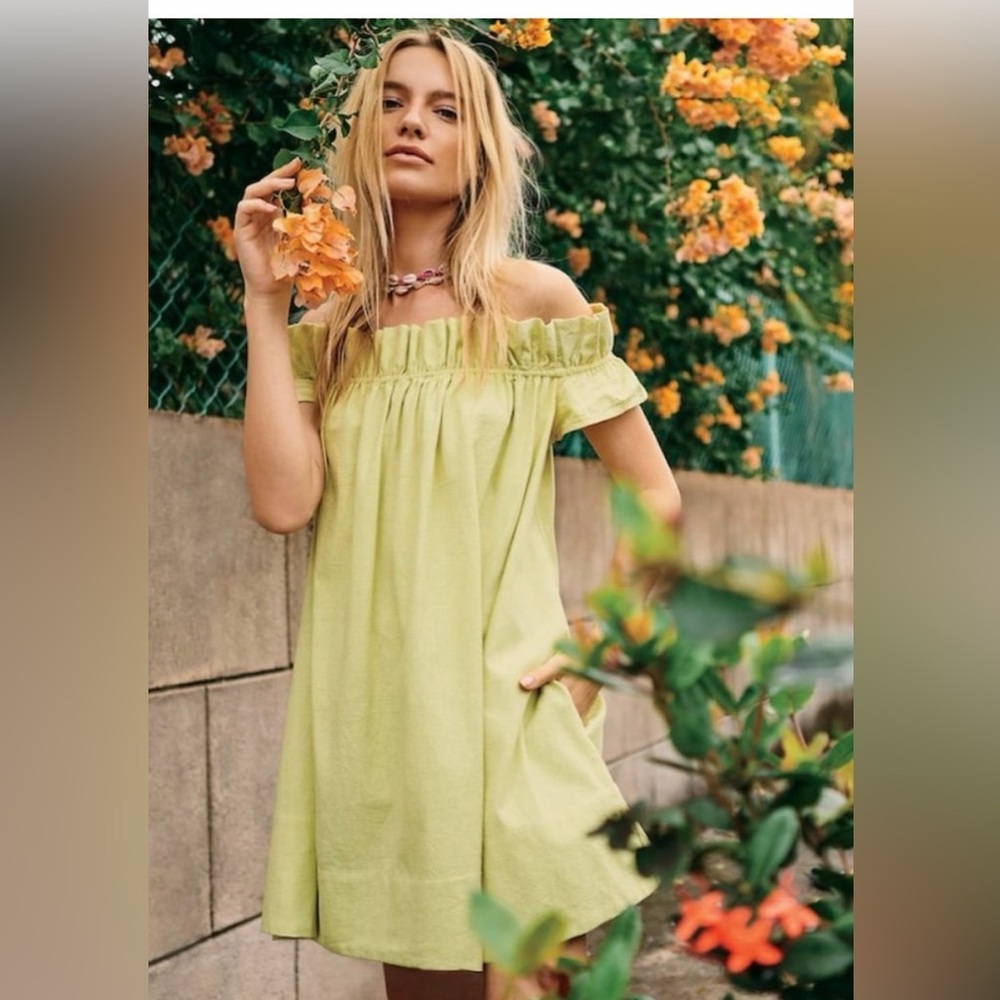 Free People Sophie Off-the-Shoulder Minidress Size Small
